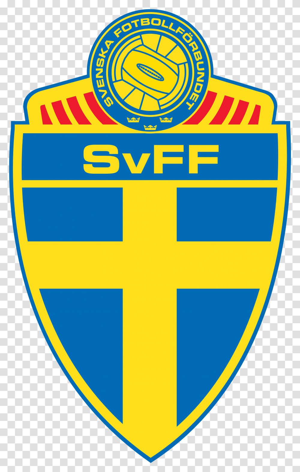 Sweden National Football Team Logo Logo Dream League Soccer 2018 Sweden, Armor, Shield, Symbol, Trademark Transparent Png