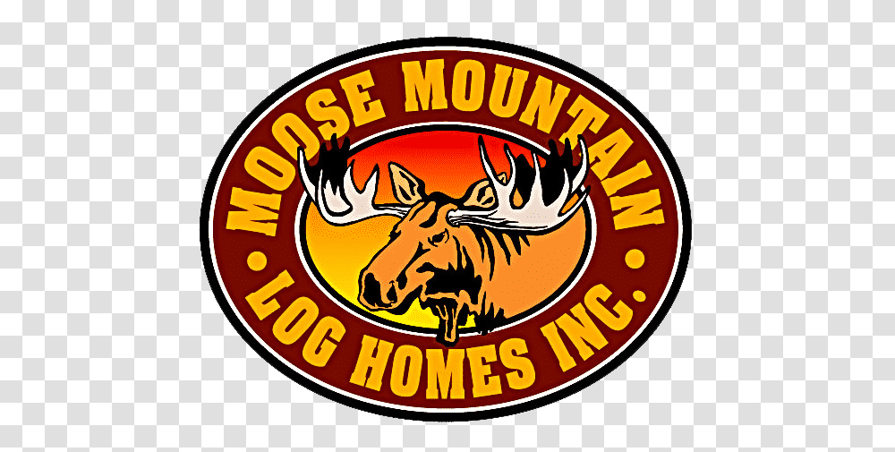 Swedens Oldest Log Home Moose Mountain Log Homes, Label, Logo Transparent Png