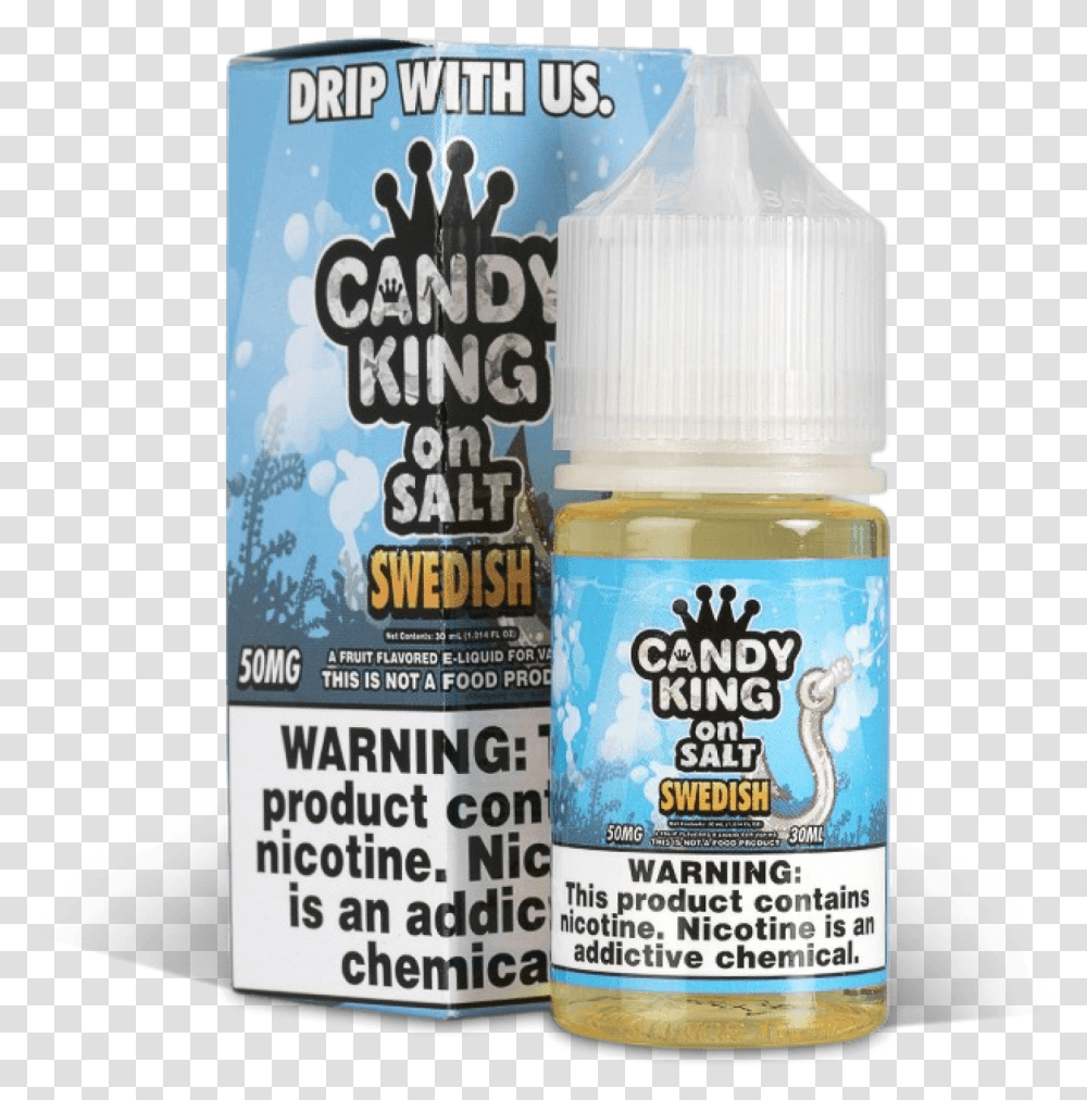 Swedish Candy King On Salt 30ml Funny Jeep Stickers, Bottle, Cosmetics, Tin, Paint Container Transparent Png