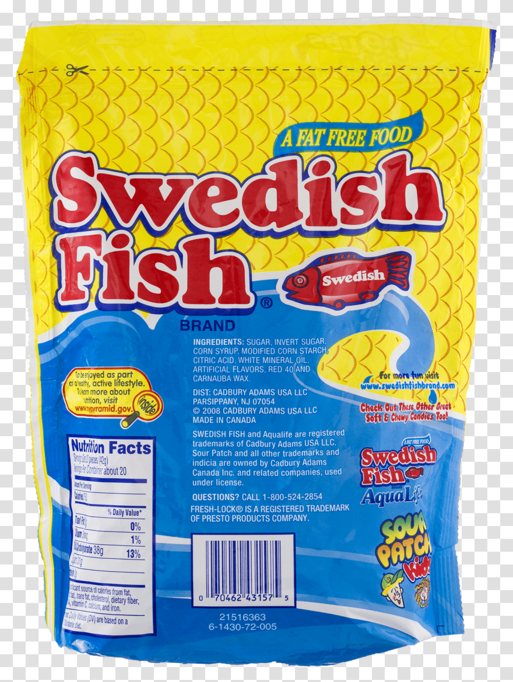 Swedish Fish Candy Box Transparent Png