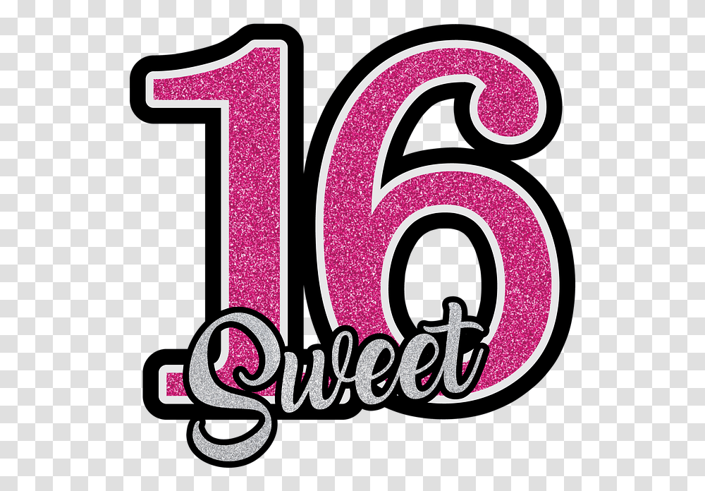 Sweet 16 Images Collection For Free 16 Birthday Background Design, Number, Symbol, Text, Alphabet Transparent Png