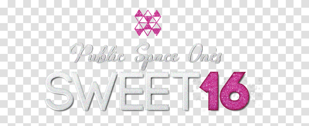Sweet 16 Public Space One Triangle, Text, Alphabet, Symbol, Pattern Transparent Png