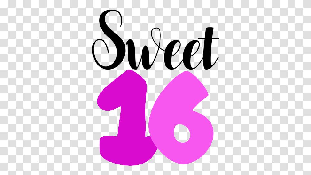 Sweet 16 Sweet 16 Clipart, Number, Symbol, Text, Alphabet Transparent Png