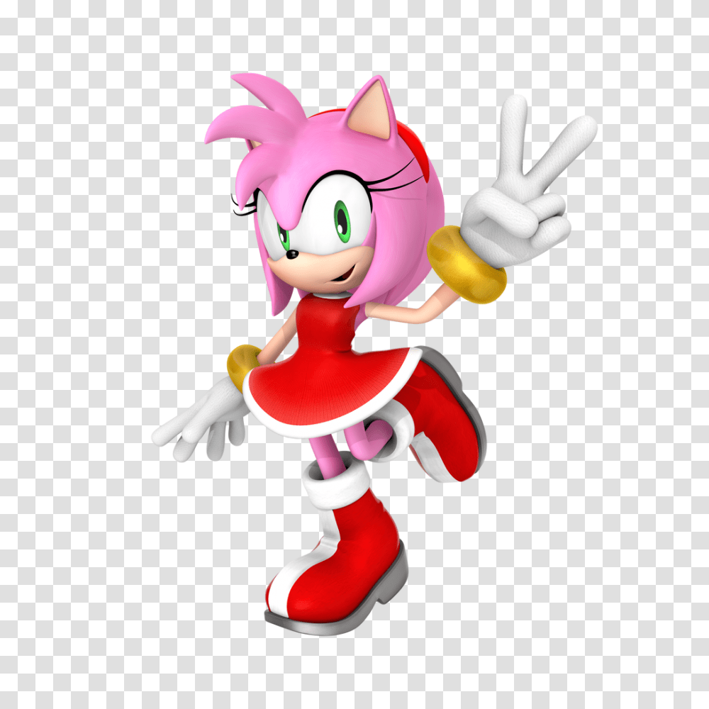 Sweet Amy Rose Render, Toy, Performer, Figurine, Hand Transparent Png