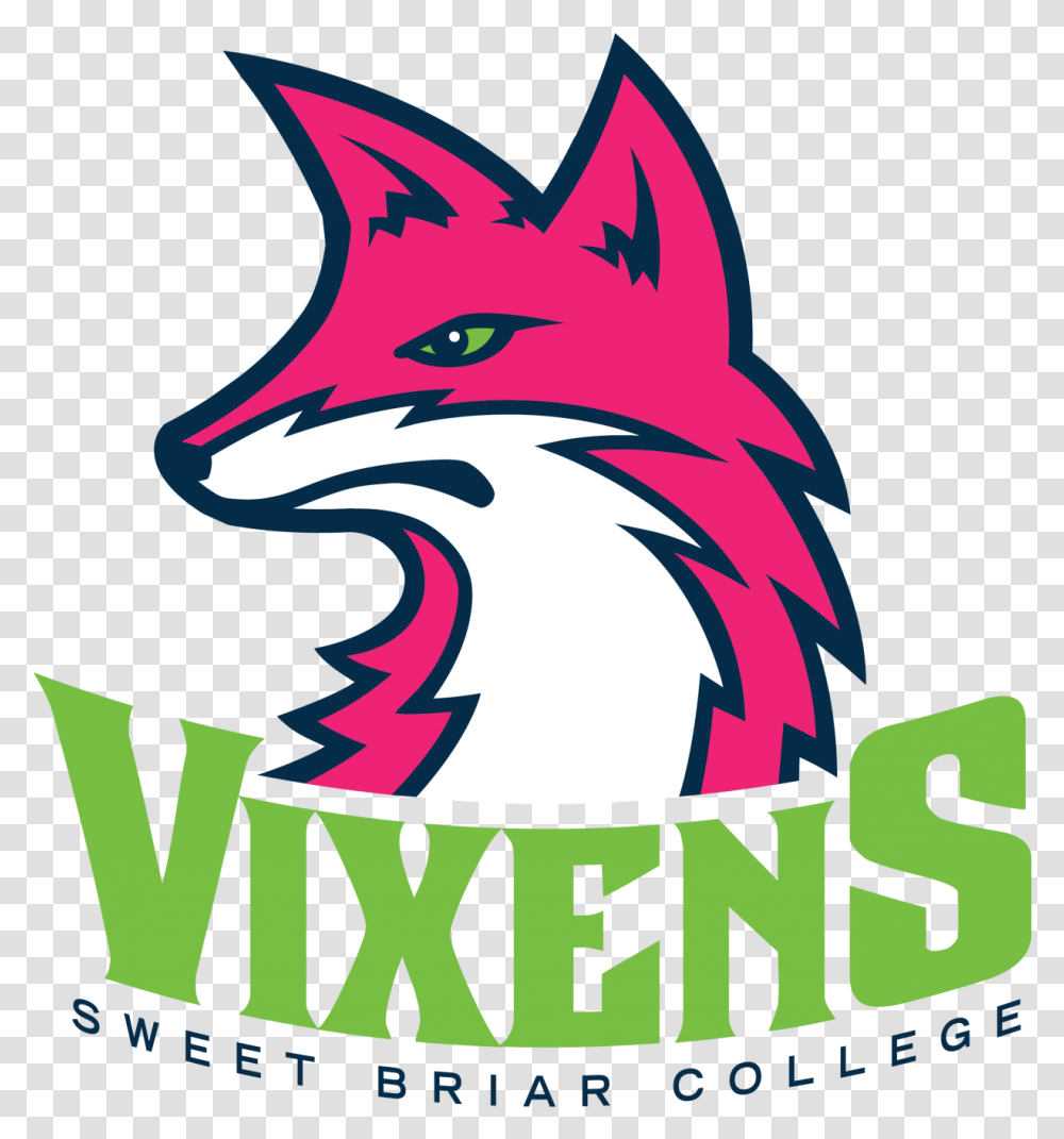 Sweet Briar Unveils New Logo For Sweet Briar College Vixen, Dragon, Poster, Advertisement, Text Transparent Png