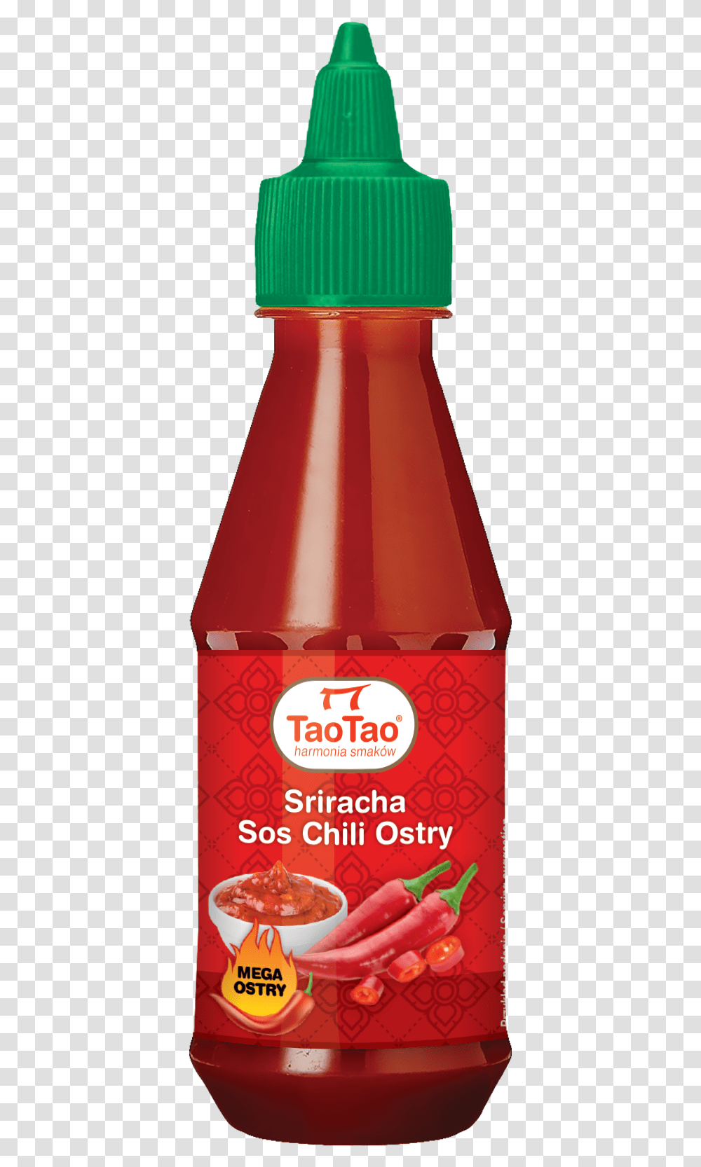 Sweet Chilli Sauce Sos Ostry Tao Tao Sriracha, Beverage, Drink, Food, Soda Transparent Png