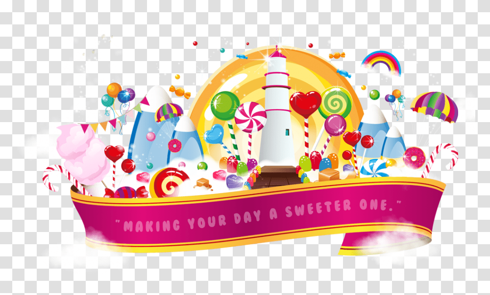 Sweet Clipart Sweets From Heaven Slogan, Poster, Advertisement, Birthday Cake, Dessert Transparent Png