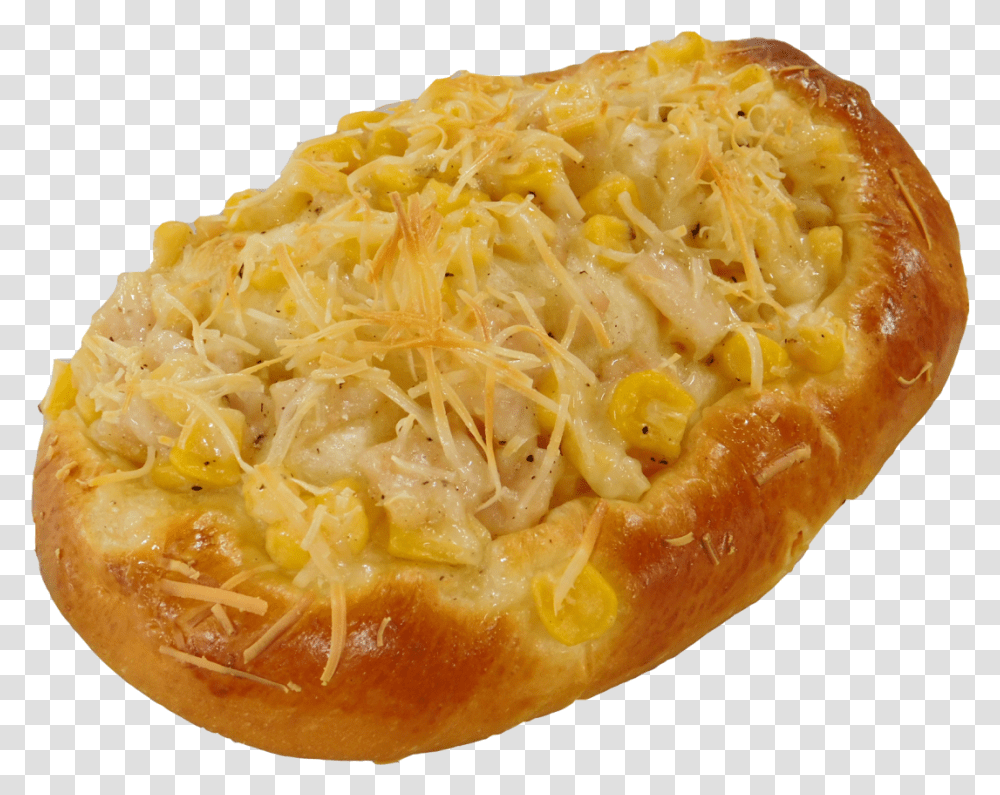 Sweet Corn Chicken Slice And Cheese Bun, Food, Bread, Plant, Hot Dog Transparent Png