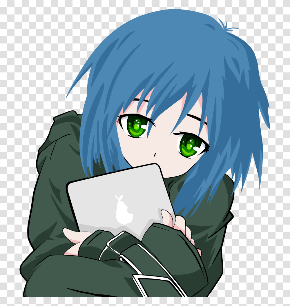 Sweet Girl Anime Characters, Book, Helmet, Apparel Transparent Png