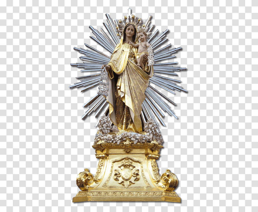 Sweet Heart Of Mary Be My Salvation Our Lady Of Mt Carmel No Background, Person, Human, Sculpture Transparent Png
