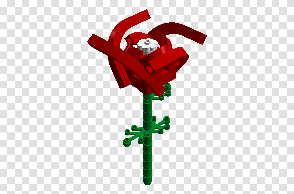 Sweet Heart Rose Lego Rose Instructions Clipart Full Clip Art, Robot, Cross, Symbol Transparent Png