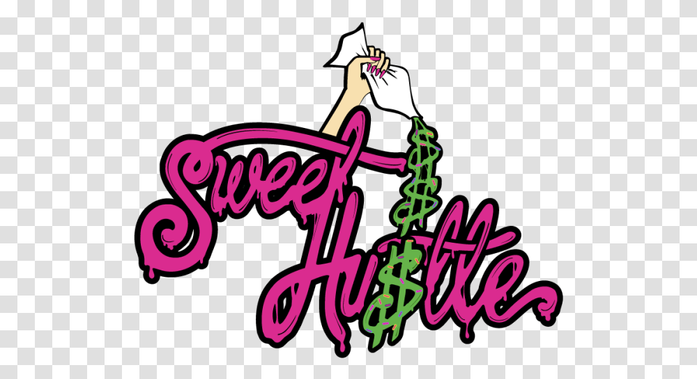 Sweet Hustle, Alphabet, Handwriting, Poster Transparent Png