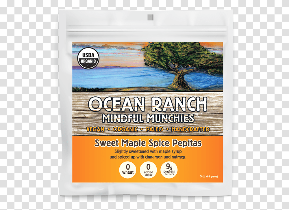 Sweet Maple Spice Pepitas Mockups Ocean Ranch Organics, Poster, Advertisement, Flyer, Paper Transparent Png
