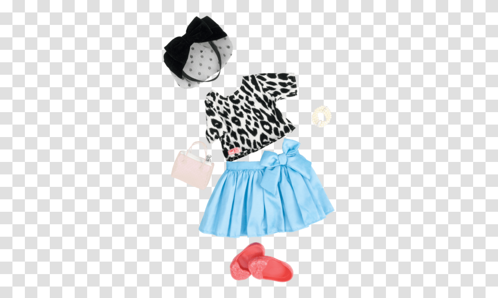Sweet Memories Retro Leopard Print Outfit Miniskirt, Apparel, Female, Dress Transparent Png