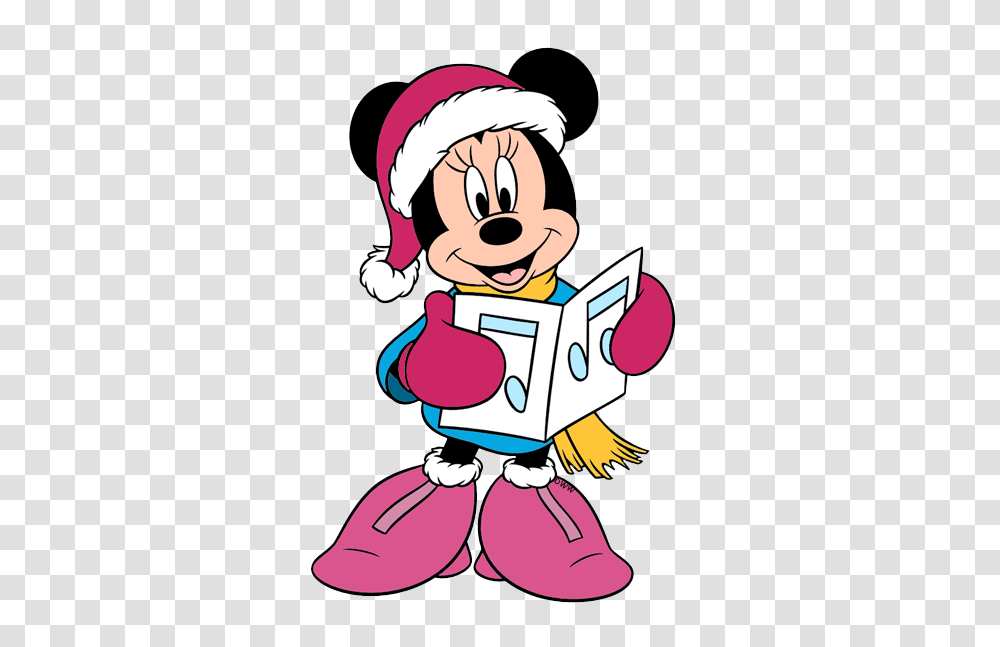 Sweet Minnie Mouse Singing Christmas Carols My Favorite Minnie, Reading, Nurse, Costume Transparent Png
