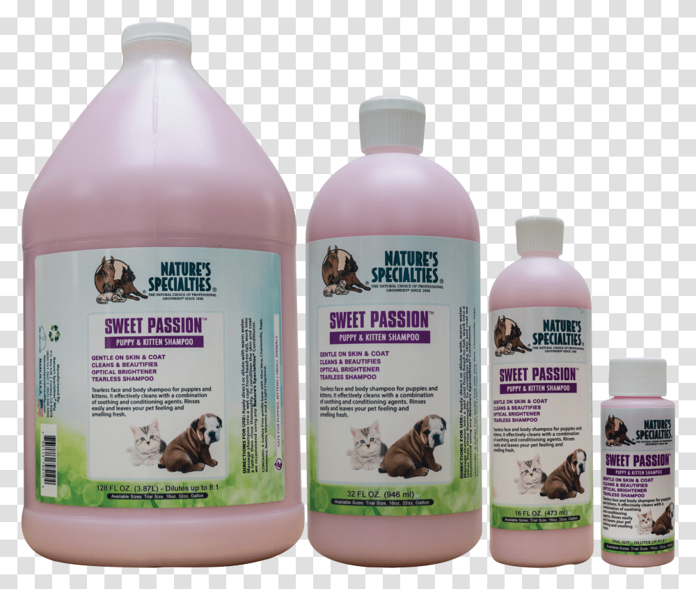 Sweet Passion Shampoo For Dogs Amp CatsData Zoom, Bottle, Pet, Mammal, Animal Transparent Png