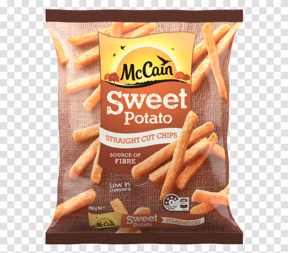 Sweet Potato Chips Woolworths, Food, Hot Dog, Fries Transparent Png