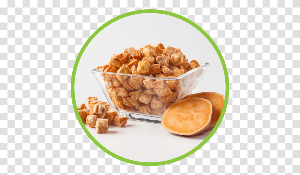Sweet Potato Cubes Md Circle Breakfast Cereal, Food, Plant, Snack, Bread Transparent Png