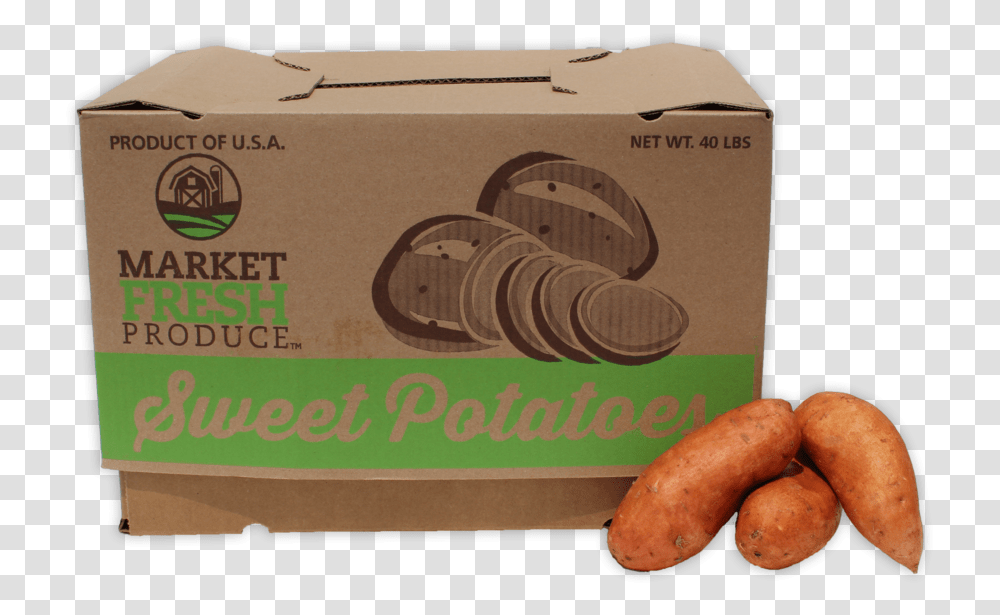 Sweet Potatoes No Background 3 Cervelat, Box, Plant, Cardboard, Produce Transparent Png