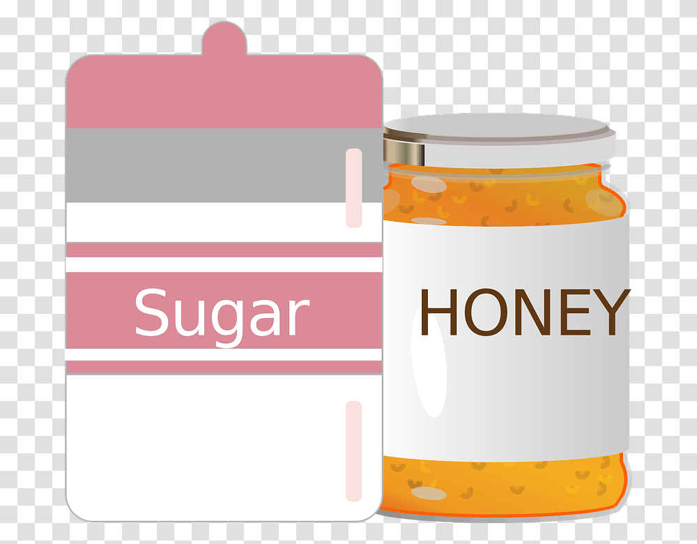 Sweet Sugar Honey Label, Tin, Food, Can Transparent Png