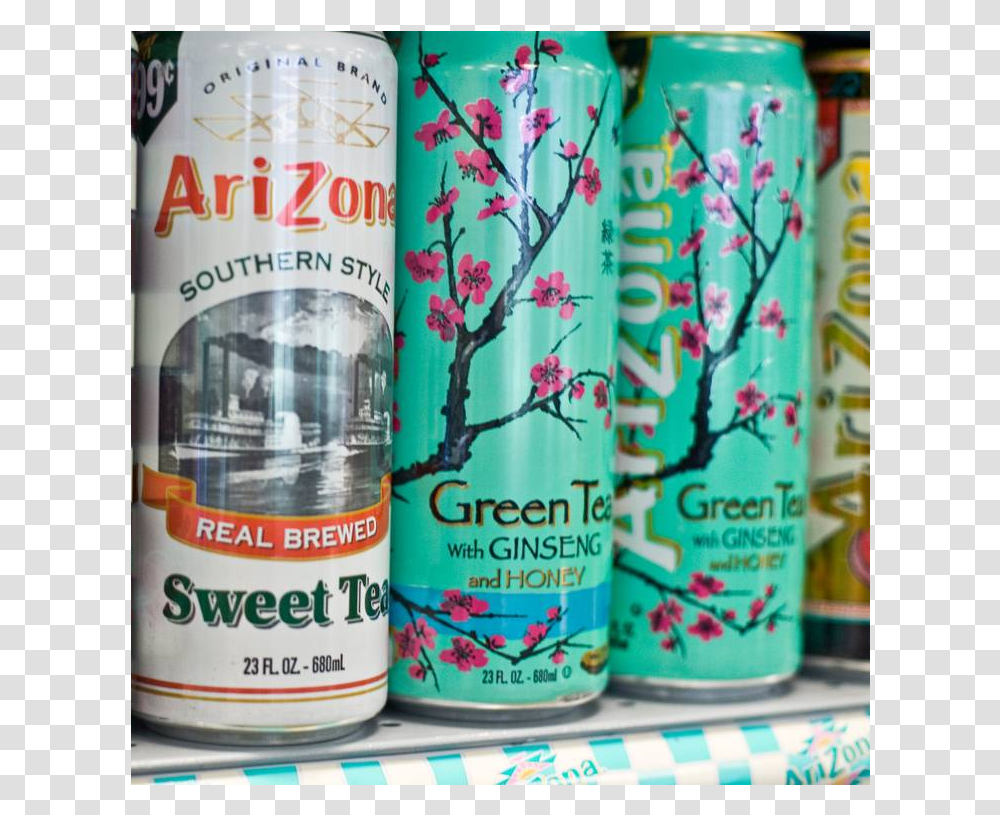 Sweet Tea Arizona And Green Tea, Tin, Can, Beer, Alcohol Transparent Png