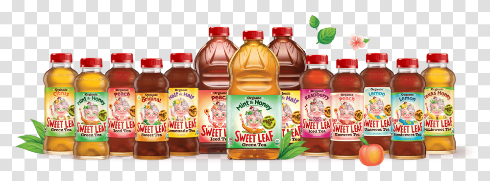 Sweet Tea Plastic Bottle, Juice, Beverage, Label Transparent Png