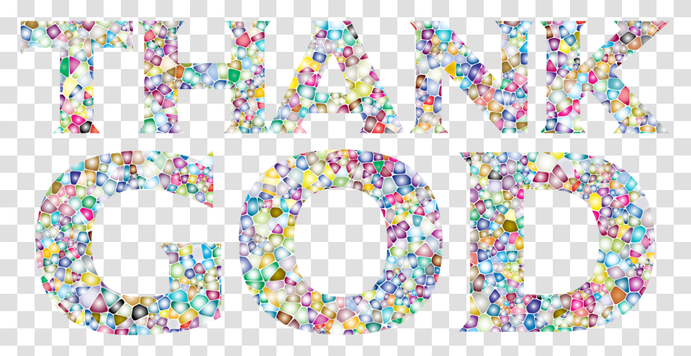 Sweet Tiled Thank God Typography No Background Clip Lord Thank God Clipart, Alphabet, Number Transparent Png