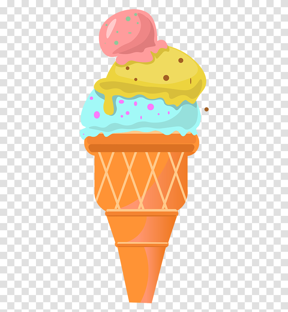 Sweet Tube Pink Yellow Blue And Vector Image, Cream, Dessert, Food, Creme Transparent Png