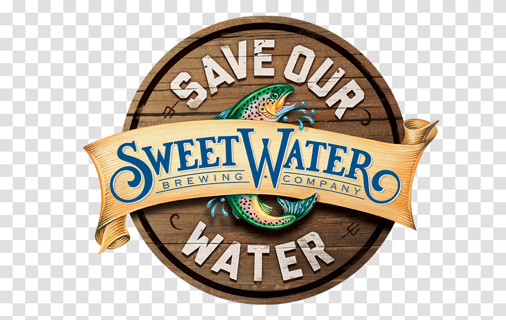 Sweet Water Brewing Logo, Beverage, Alcohol, Beer Transparent Png