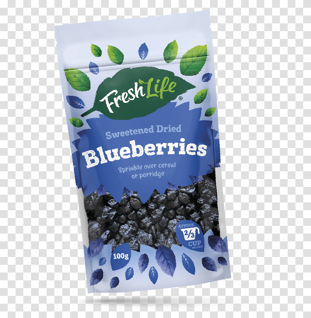 Sweetened Dried Blueberries - Fresh Life Pack Raisin, Raisins, Food Transparent Png