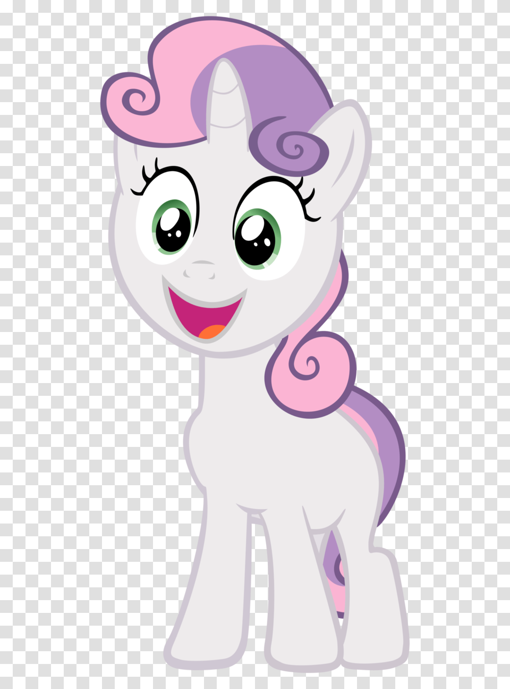 Sweetie Belle Pony Pink Cartoon Purple Mammal Fictional Sweetie Belle Yay, Face, Head, Animal Transparent Png
