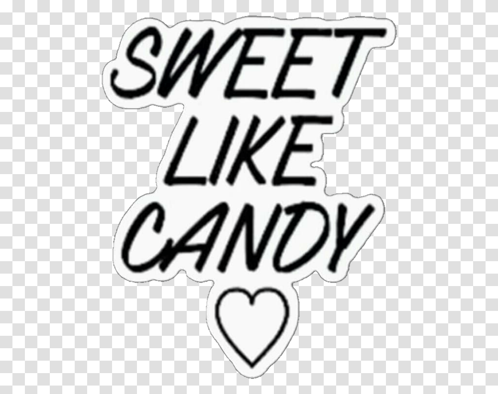 Sweetlikecandy Sweet Like Candy Overlay Iconoverlay, Label, Alphabet, Stencil Transparent Png