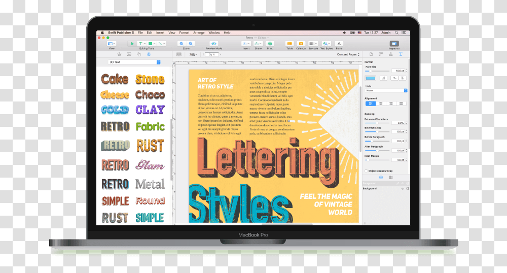 Swift Publisher For Mac Video Led Backlit Lcd Display, File, Word, Computer, Electronics Transparent Png