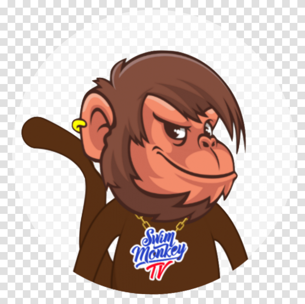 Swim Monkey Tv Cartoon, Face, Person, Head, Smile Transparent Png