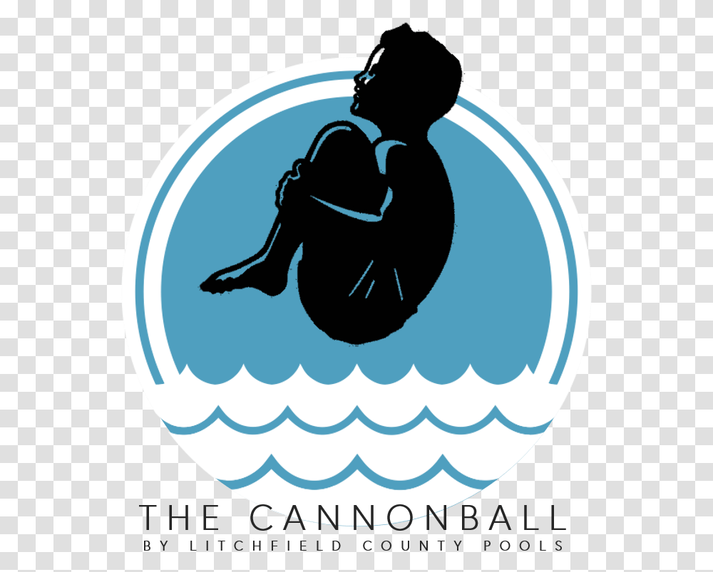Swimmer Silhouette Cannonball Clip Art Pool, Logo, Poster, Animal Transparent Png