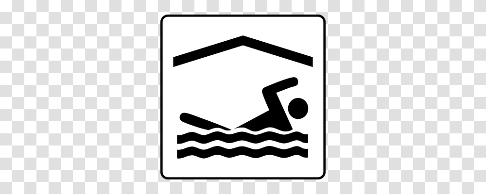 Swimming Symbol, Sign, Road Sign, Rug Transparent Png