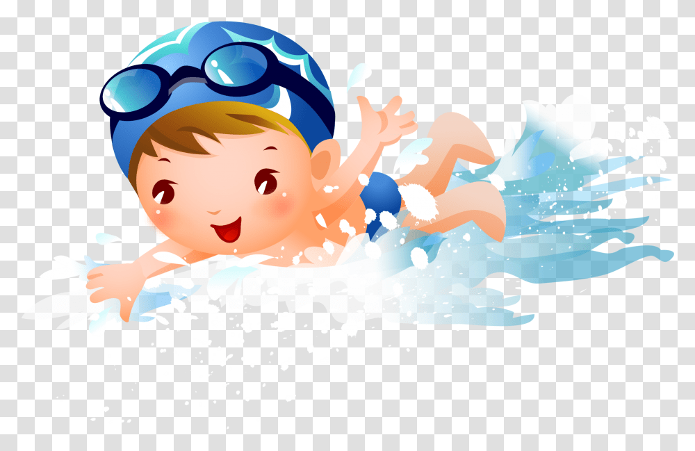 Swimming Child Clip Art Kids Swimmer Clipart, Sunglasses, Accessories, Accessory Transparent Png