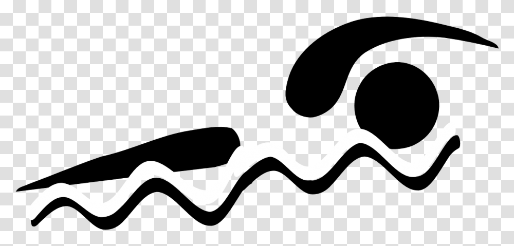 Swimming Clip Art Swimming Black And White, Smoke Pipe, Mustache, Antelope Transparent Png