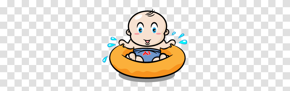 Swimming Clipart Baby Swimming, Food, Sweets, Confectionery, Elf Transparent Png