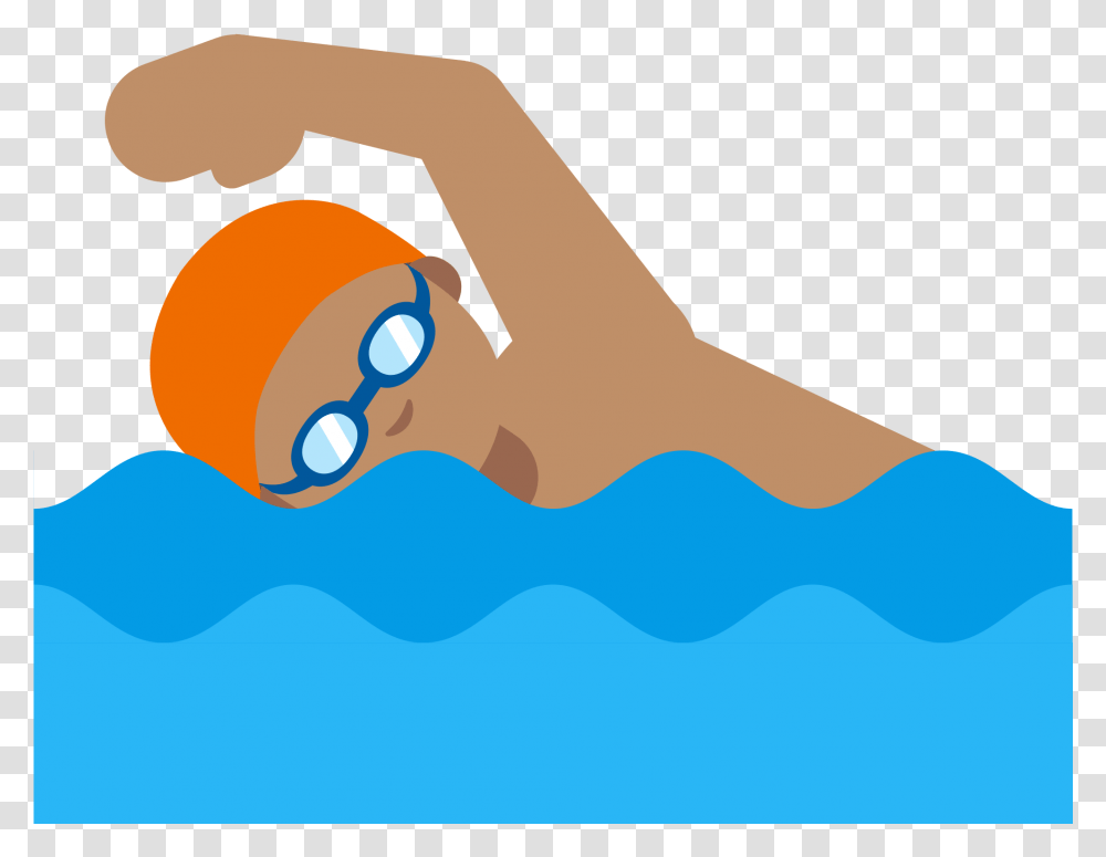 Swimming Emoji Clipart Download Kids Swimming Emoji, Outdoors, Nature, Face Transparent Png