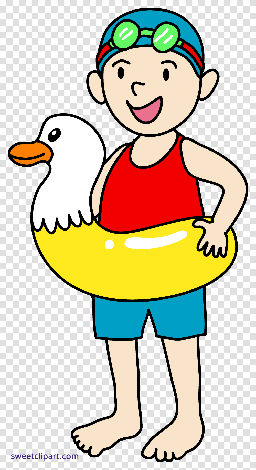 Swimming Kid Clipart Clipart, Bird, Animal, Life Buoy, Poultry Transparent Png