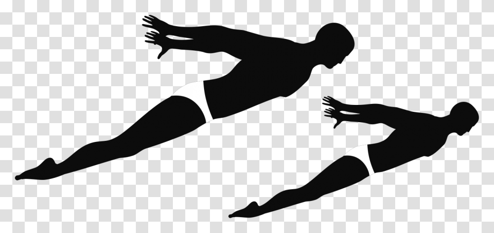 Swimming Sport Images Free Download, Person, Human, Silhouette, Stencil Transparent Png