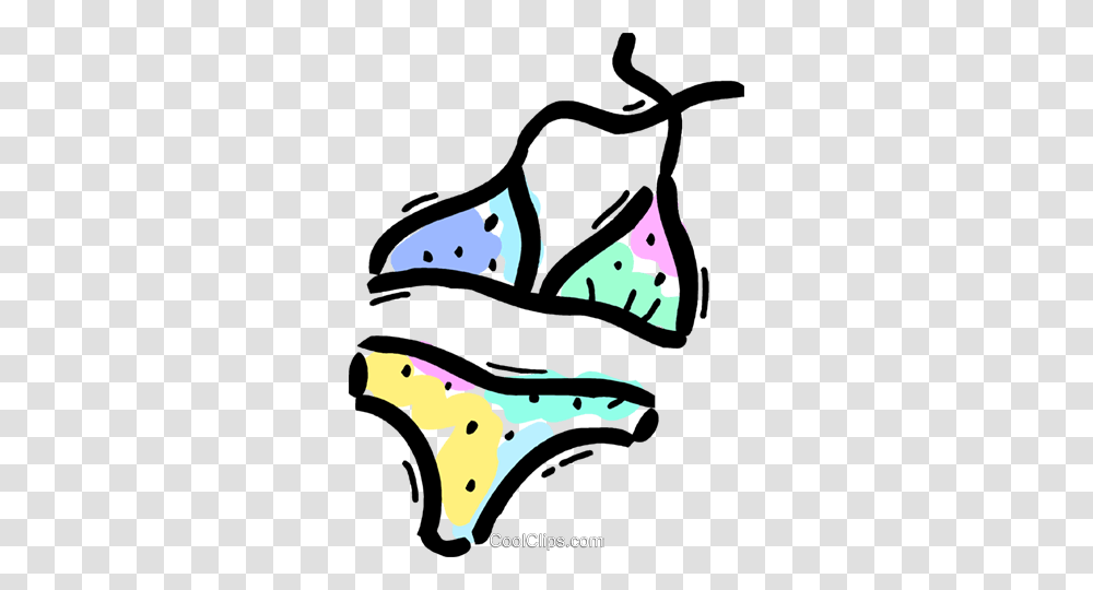 Swimming Suits Royalty Free Vector Clip Art Illustration, Animal, Plant, Amphibian, Wildlife Transparent Png
