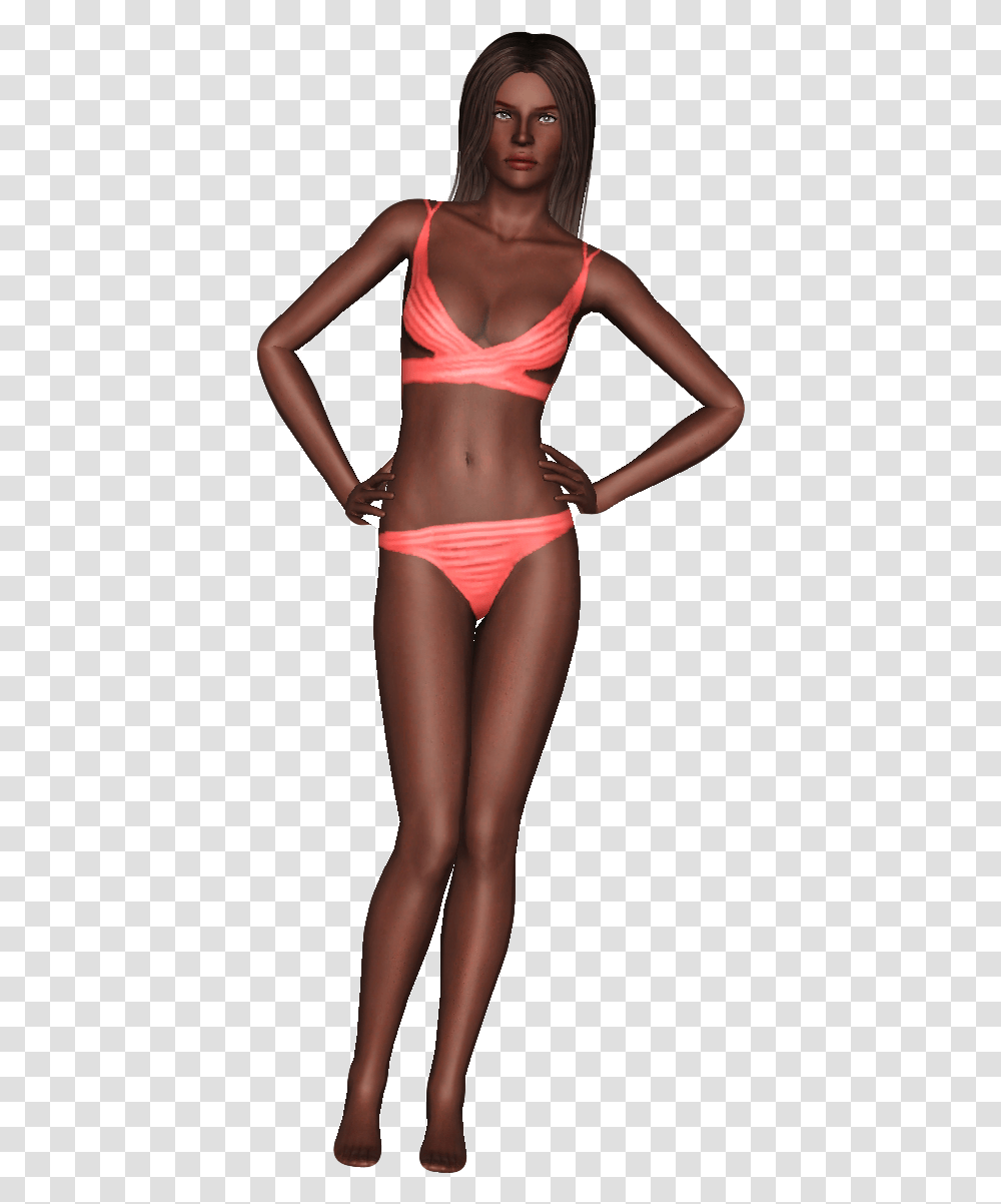 bikini model transparent background