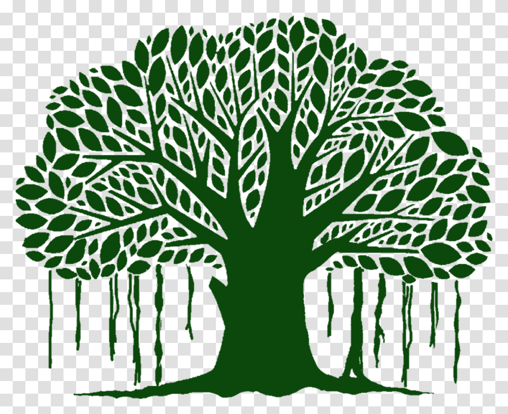 Swing Clipart Banyan Tree Silhouette Banyan Tree Vector, Kale, Cabbage, Vegetable, Plant Transparent Png