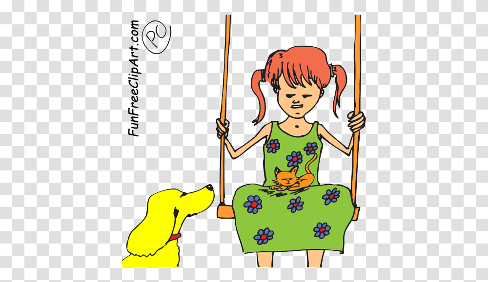 Swing Clipart School Fun, Person, Girl, Female, Toy Transparent Png