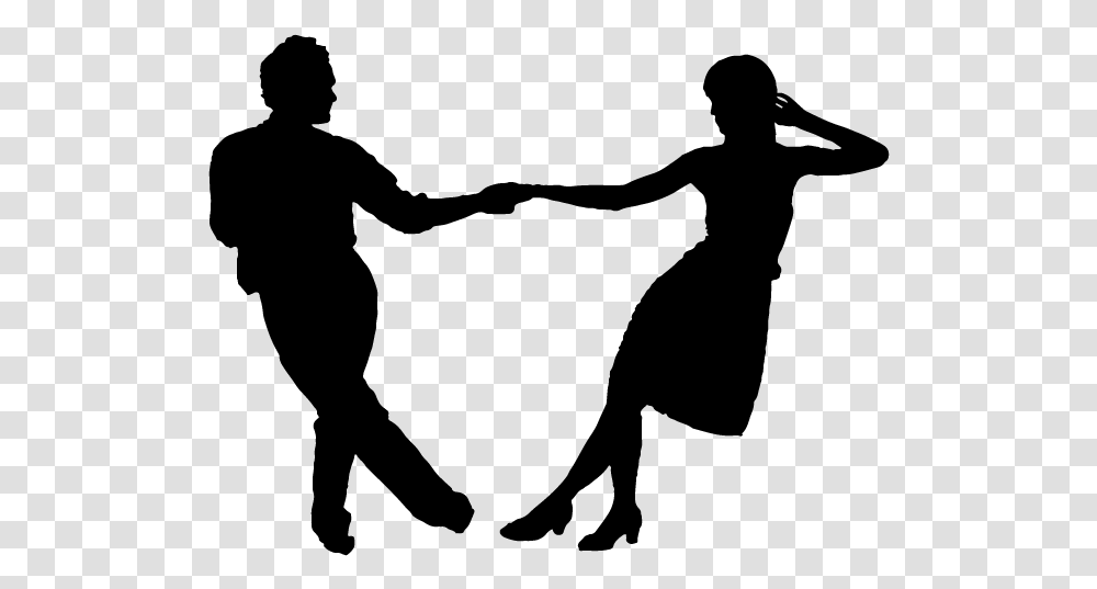 Swing Dancing Silhouette Swing Dance Silhouette, Gray, World Of Warcraft Transparent Png