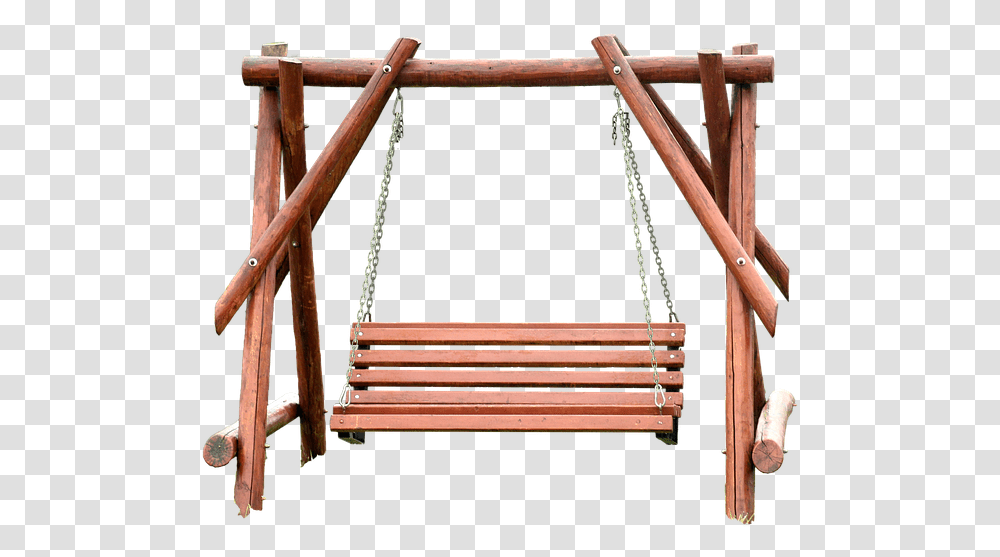 Swing Wood Isolated Playground Play Nature Summer Madeira, Toy, Outdoors Transparent Png