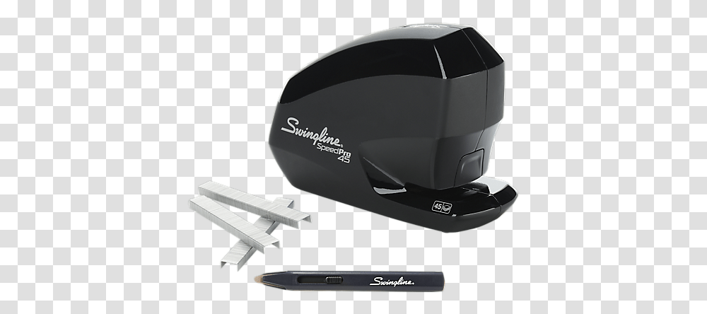 Swingline Speed Pro 45 Electric Stapler Value Pack Paper, Clothing, Apparel, Helmet, Crash Helmet Transparent Png