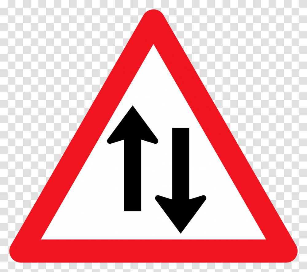 Swings Two Arrow Road Signs, Triangle Transparent Png